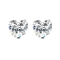 Nora Heart Ohrringe - 925 Sterling Silver