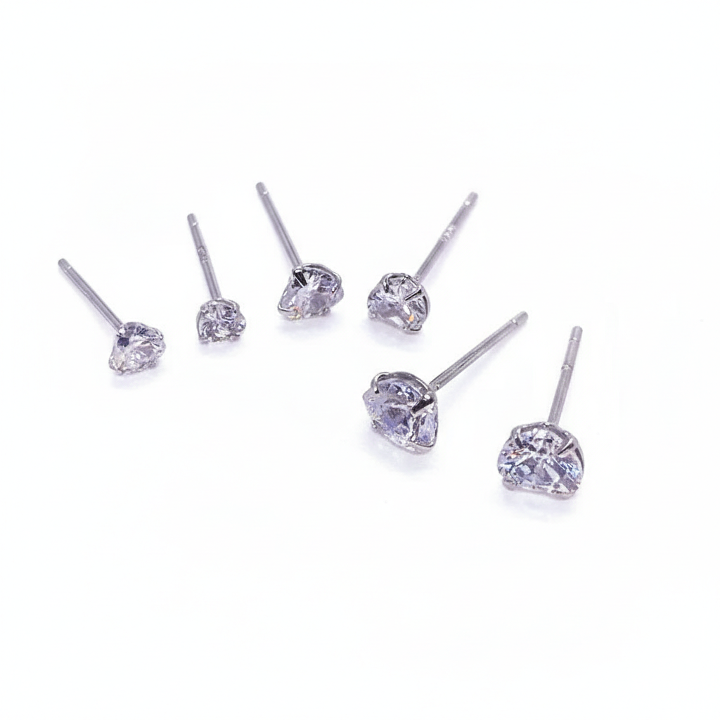 Nora Heart Ohrringe - 925 Sterling Silver