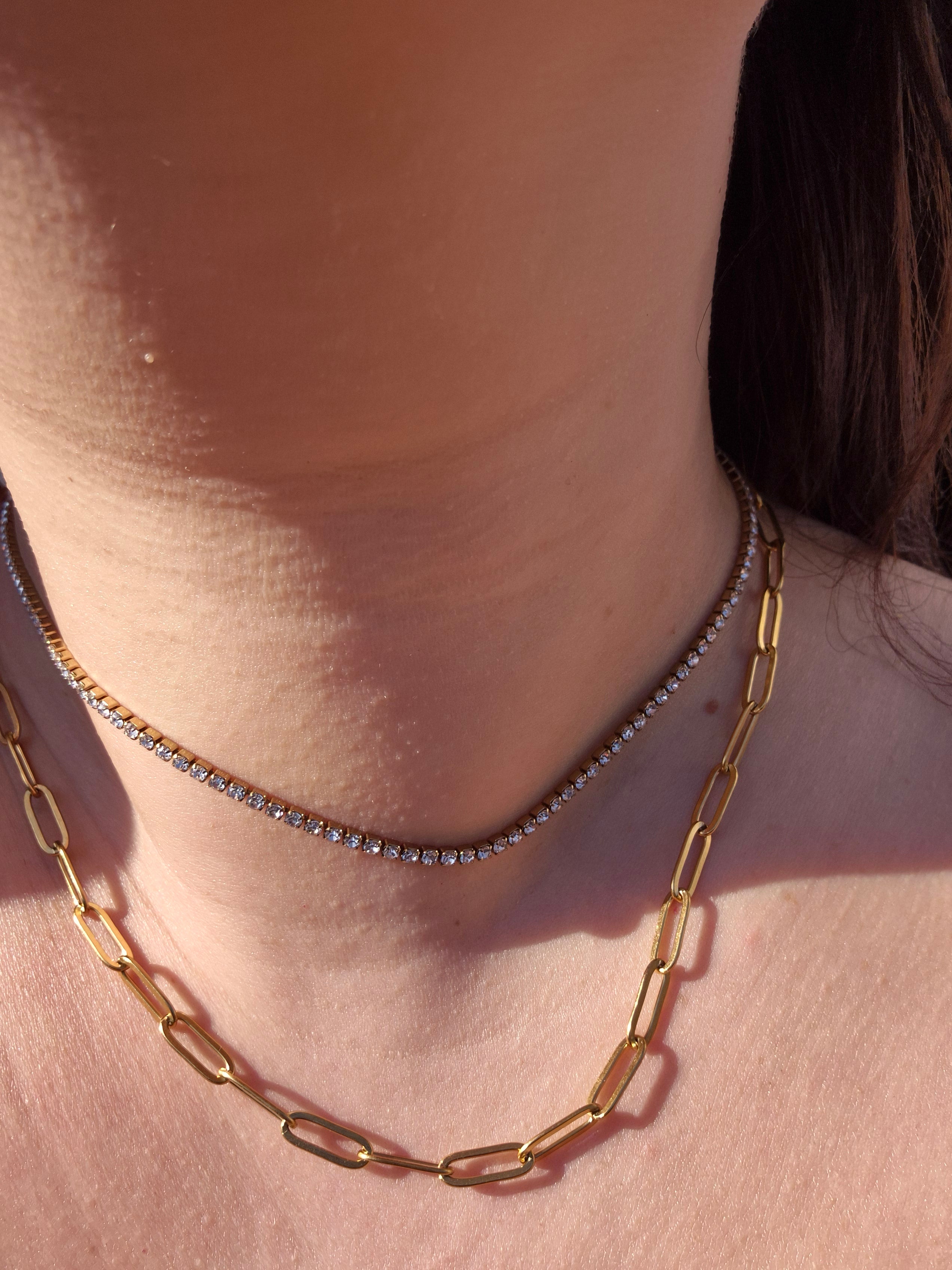 Tennis Halskette 2mm