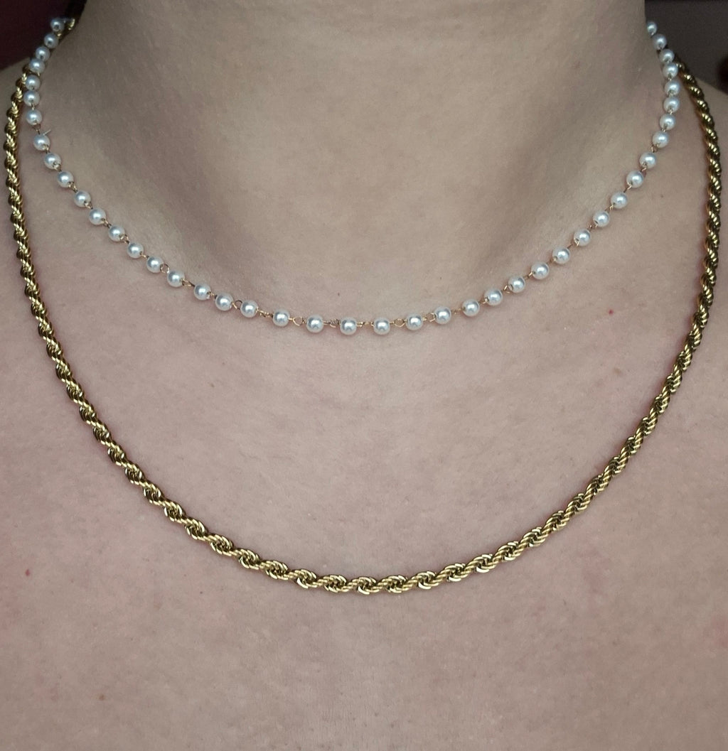 Pearl Chain Halskette