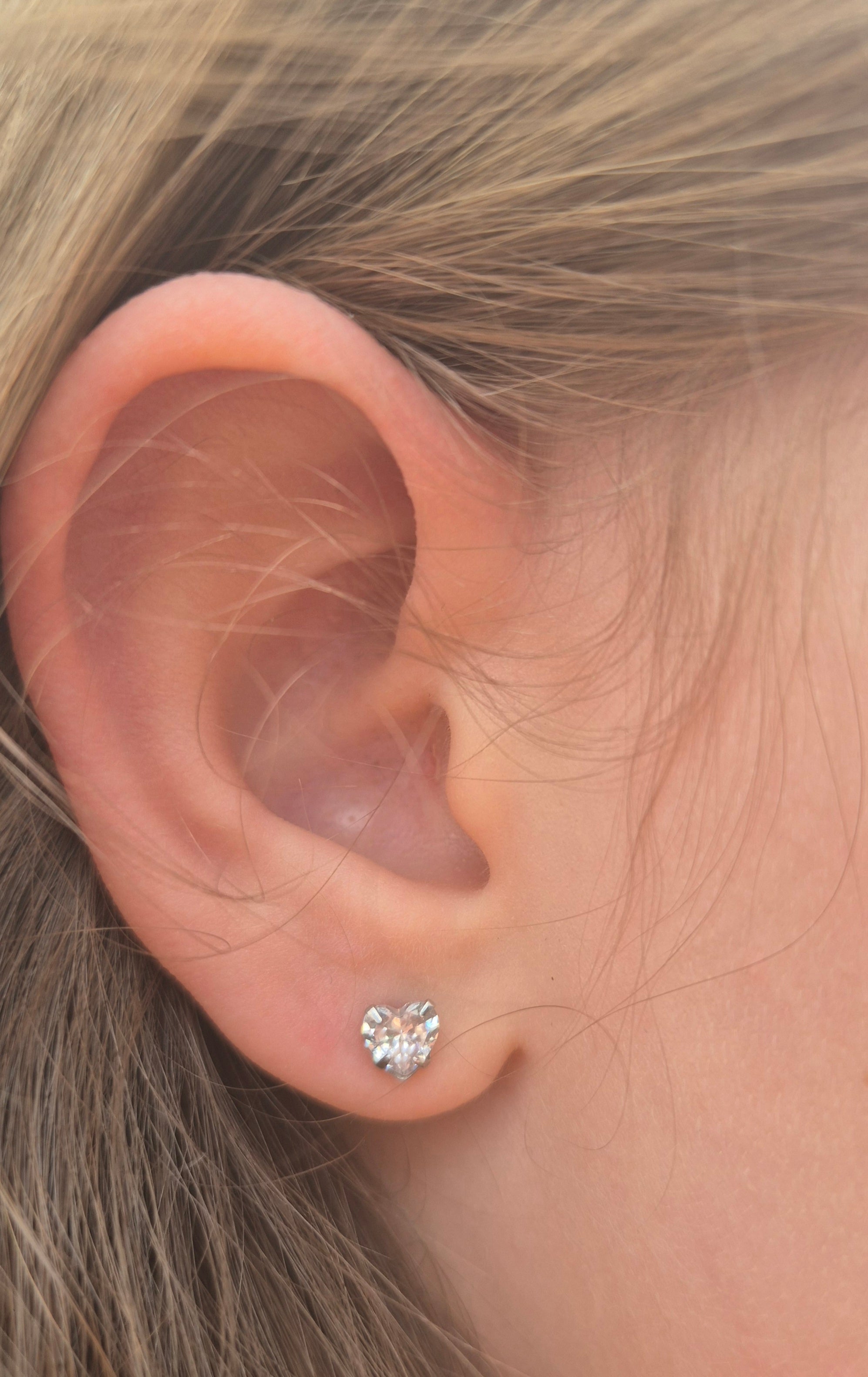 Nora Heart Ohrringe - 925 Sterling Silver