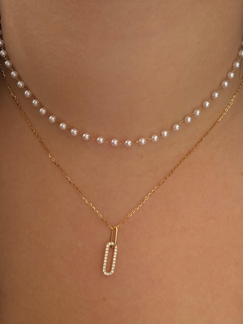 Eternal Halskette - 925 Sterling Silver (Gold)