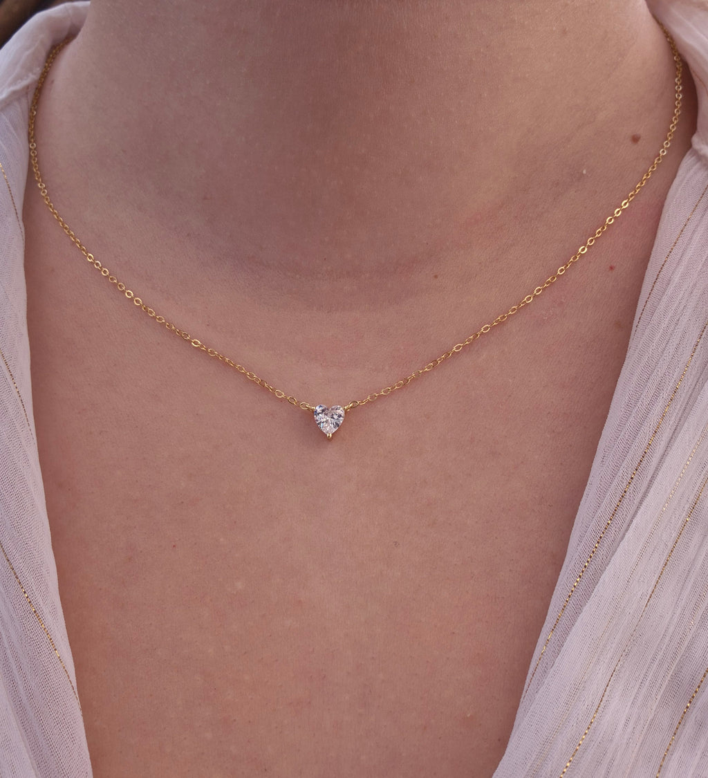 Nora Heart Halskette - 925 Sterling Silver